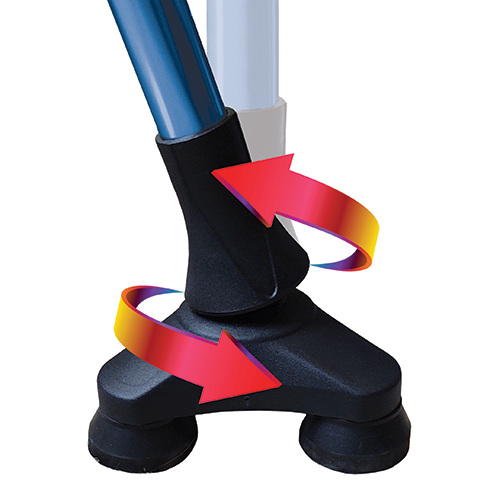 360 degree Deluxe Pivoting Cane Tip by Blue Jay