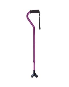 Cane  Offset  Blue Jay Purple with Foam Handle
